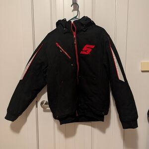 Snap On Zip Up Insulated Jacket